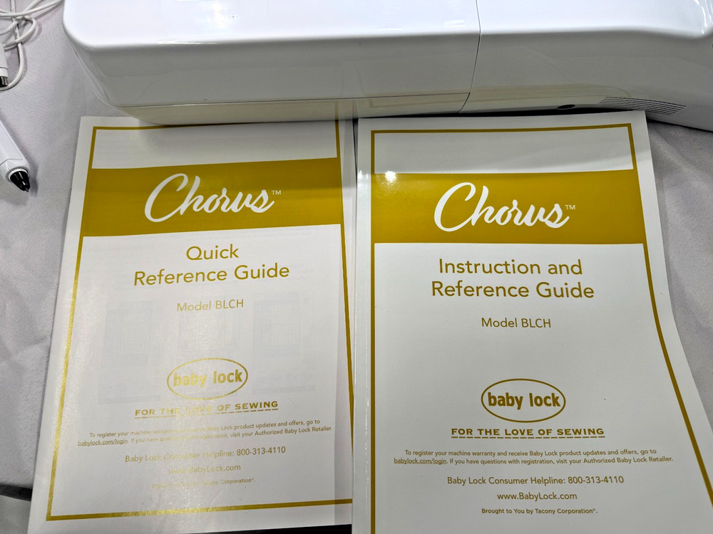 babylock chorus sewing machine