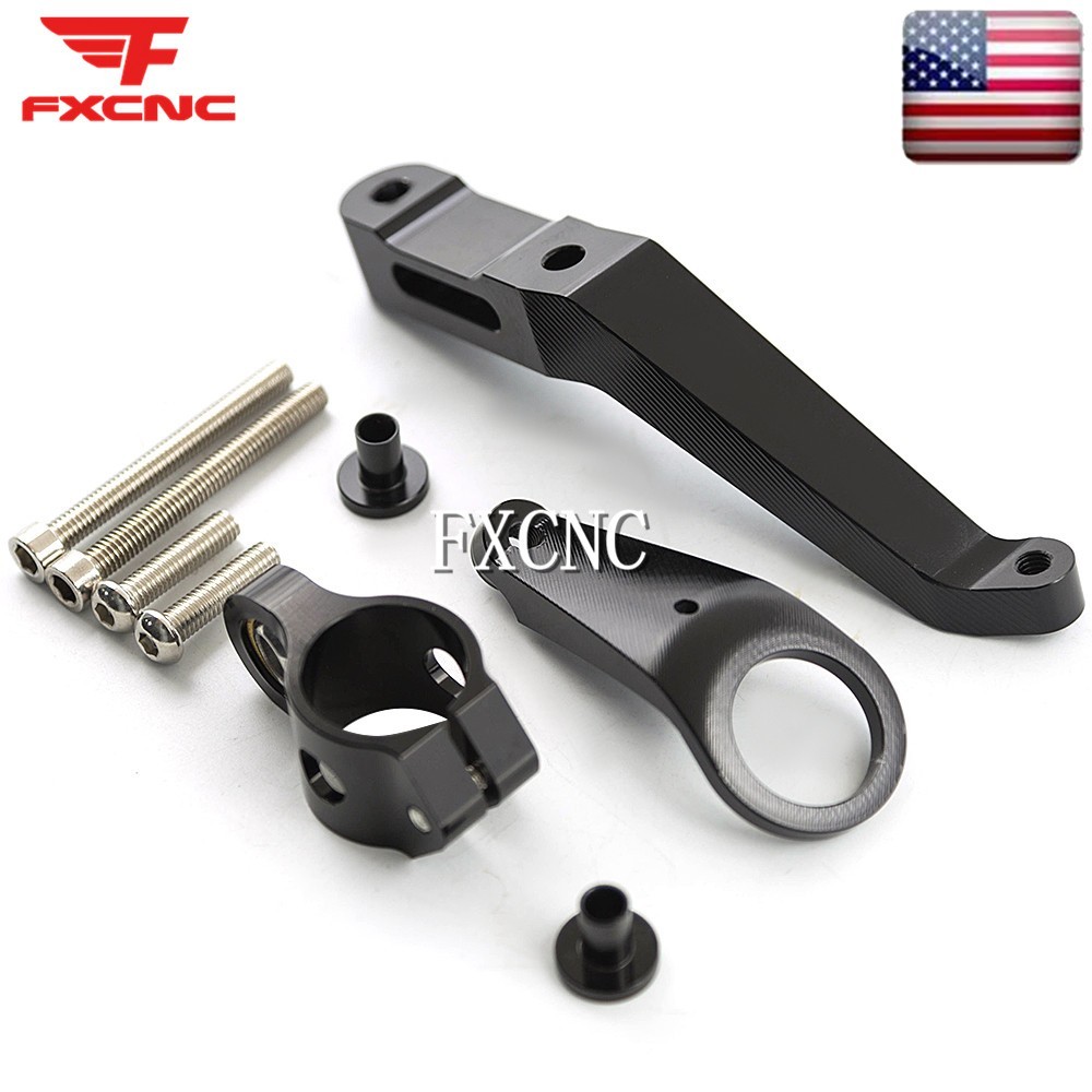 Adjust Steering Damper & Stabilizer Mount Bracket For Honda CBR954RR 2002-2003