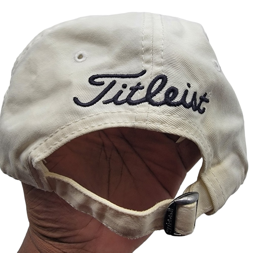 TITLEIST Hat Unisex White Adjustable Golf