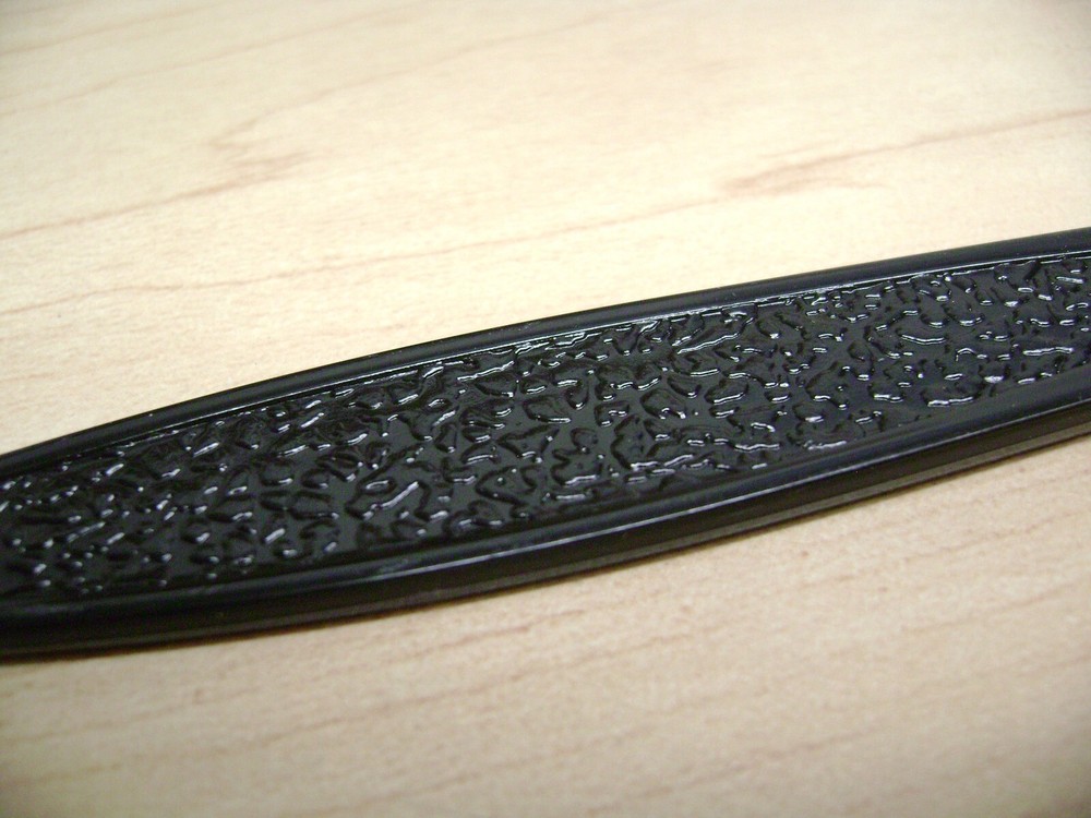 DISPOSABLE BLACK PLASTIC WEIGHT KNIVES BULK 1000