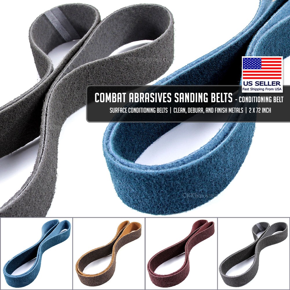 Combat Abrasives Conditioning Belts - (2 x 72) - Select Grit