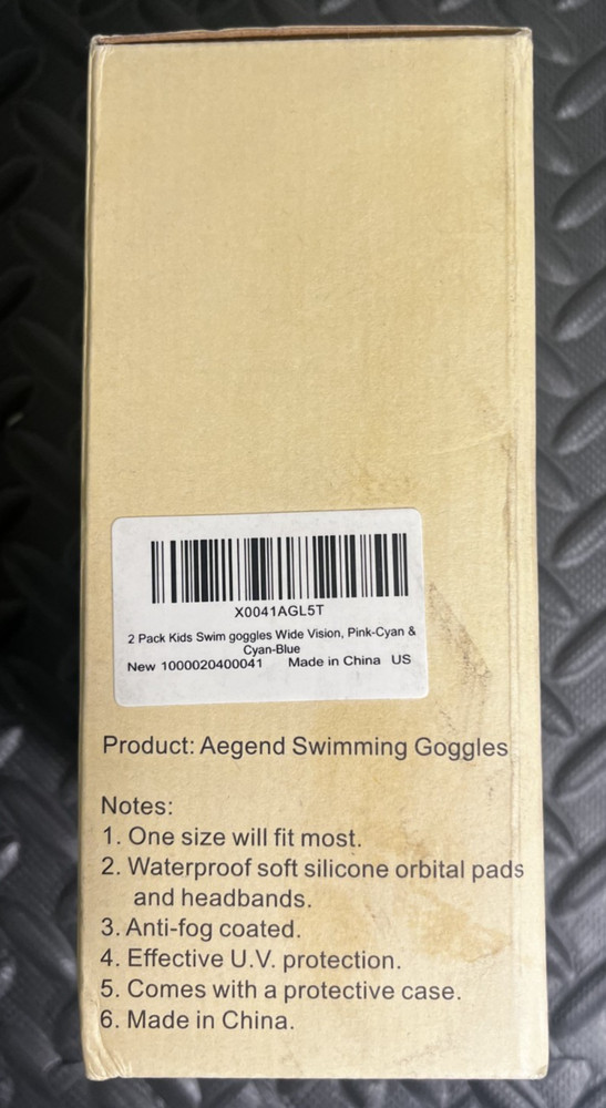 Aegend Kids Swimming Goggles 2 Pack (Google + Ear plugs)
