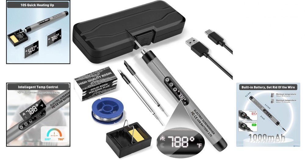 PINECIL – Smart Mini Portable Soldering Iron, Small