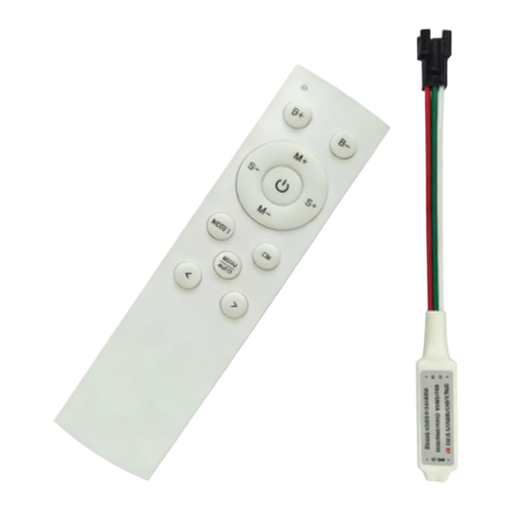 Wireless Dual-Color Flow Controller with 28 Lighting Modes for LED Strips