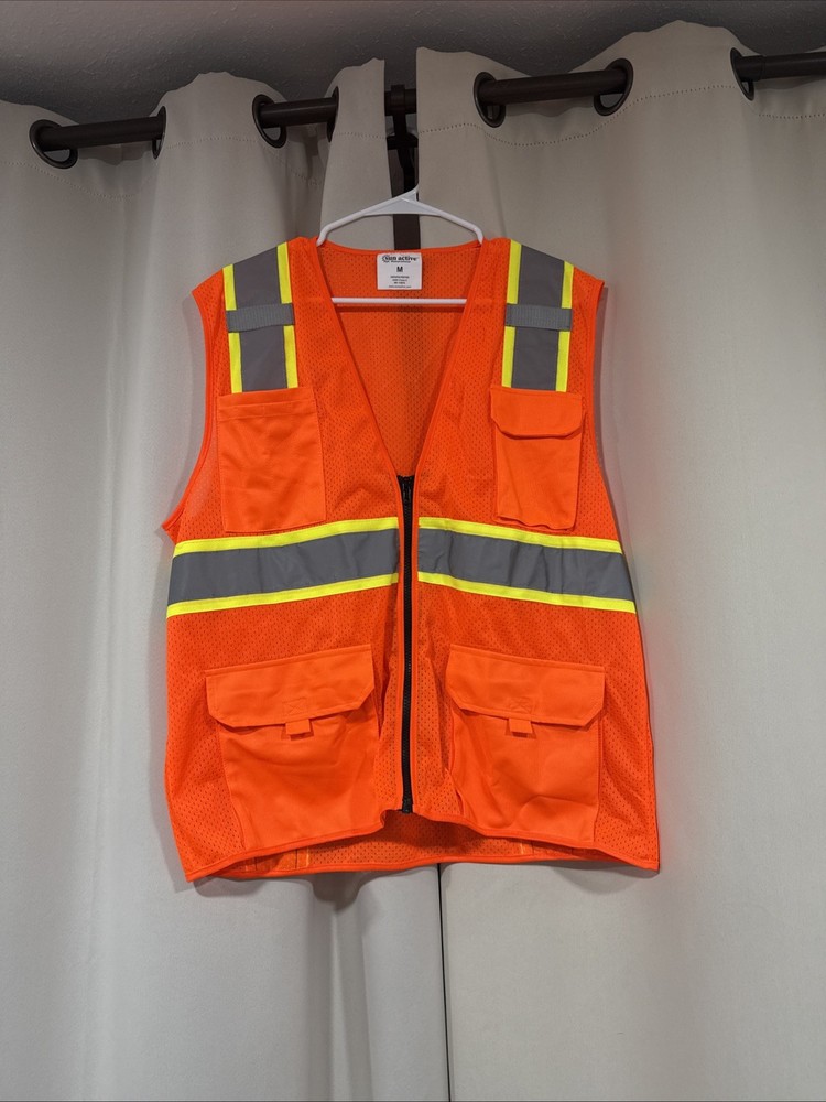 Sun Active Construction Vest Men Size Medium