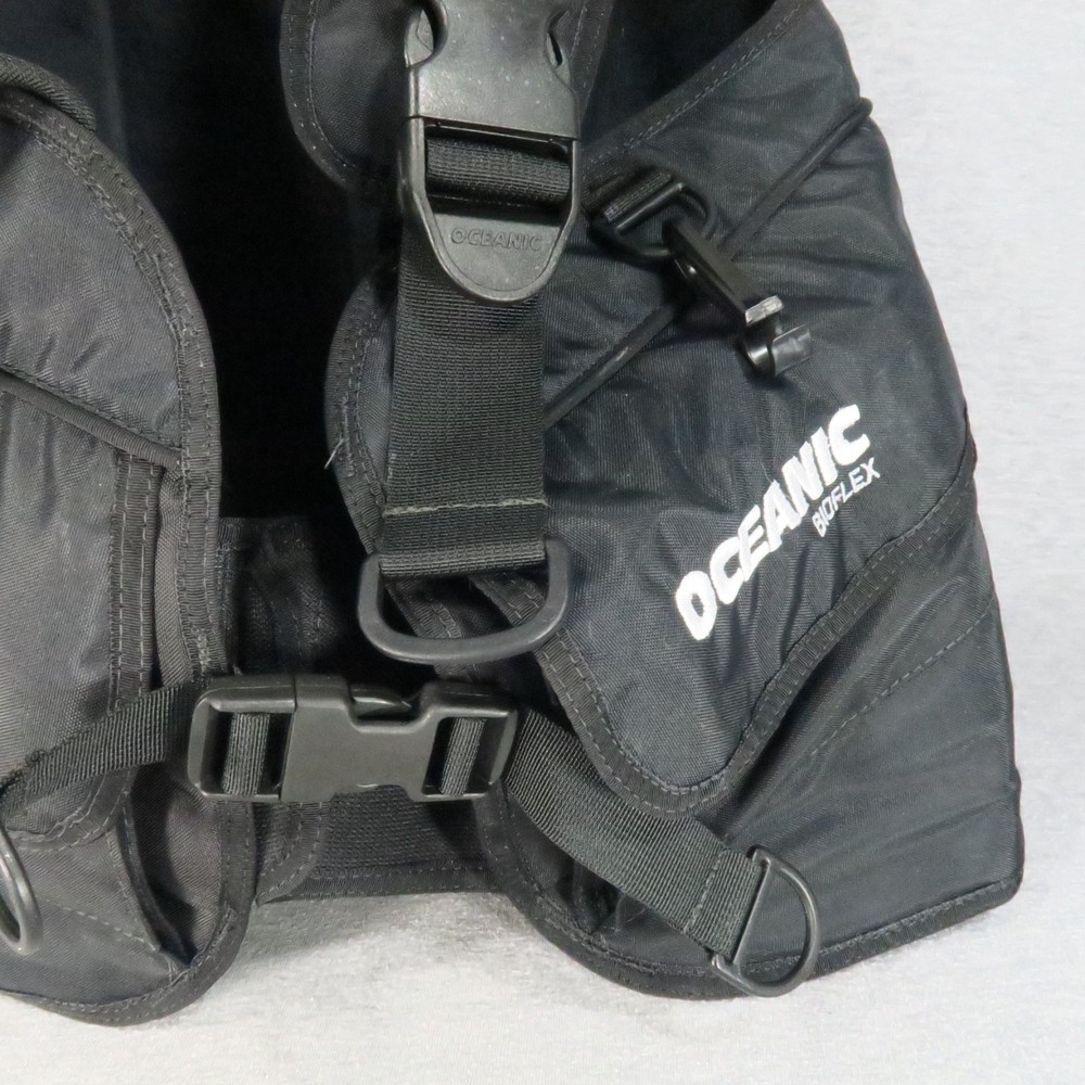 Oceanic Flex Bioflex Scuba Diving Vest Buoyancy Control Device (BCD) Small Black