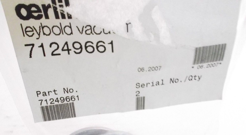 Leybold 71249661 Washer Set (2) - Prepaid Shipping