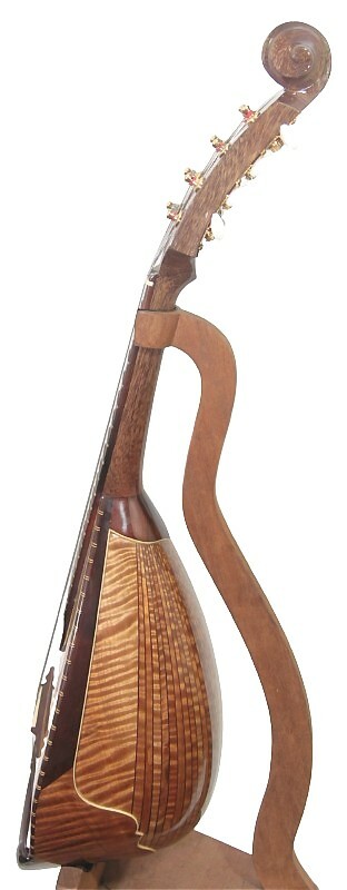 Bowl Back Mandolin Solid Spruce top solid curl Maple back Violin head NBMI