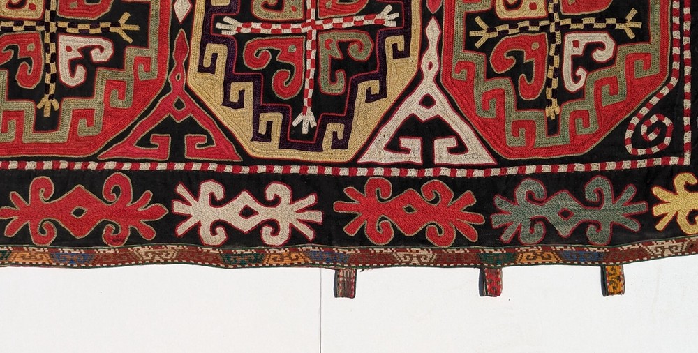 Uzbek Hand Embroidered Mafrash Side Panel