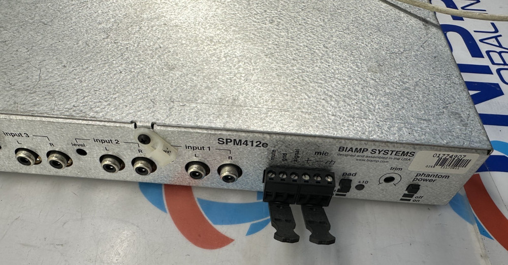 Biamp SPM412e Microphone Preamp / Stereo Mixer