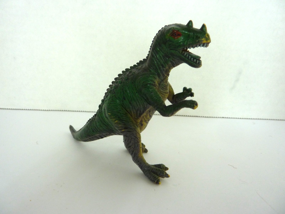 Ceratosaurus Green Dinosaur Toy 4"