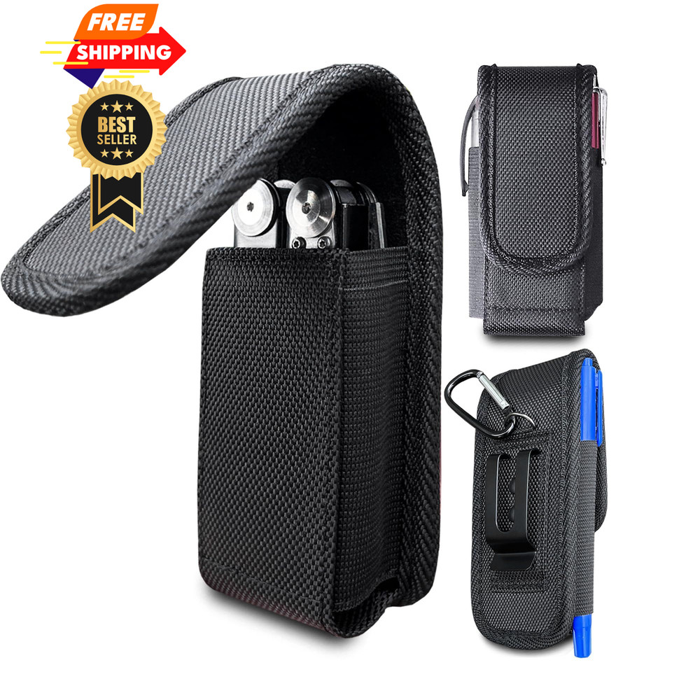 Multitool Sheath, EDC Belt Pouch Organizer for Men,Tool Sheath 1Pack Black