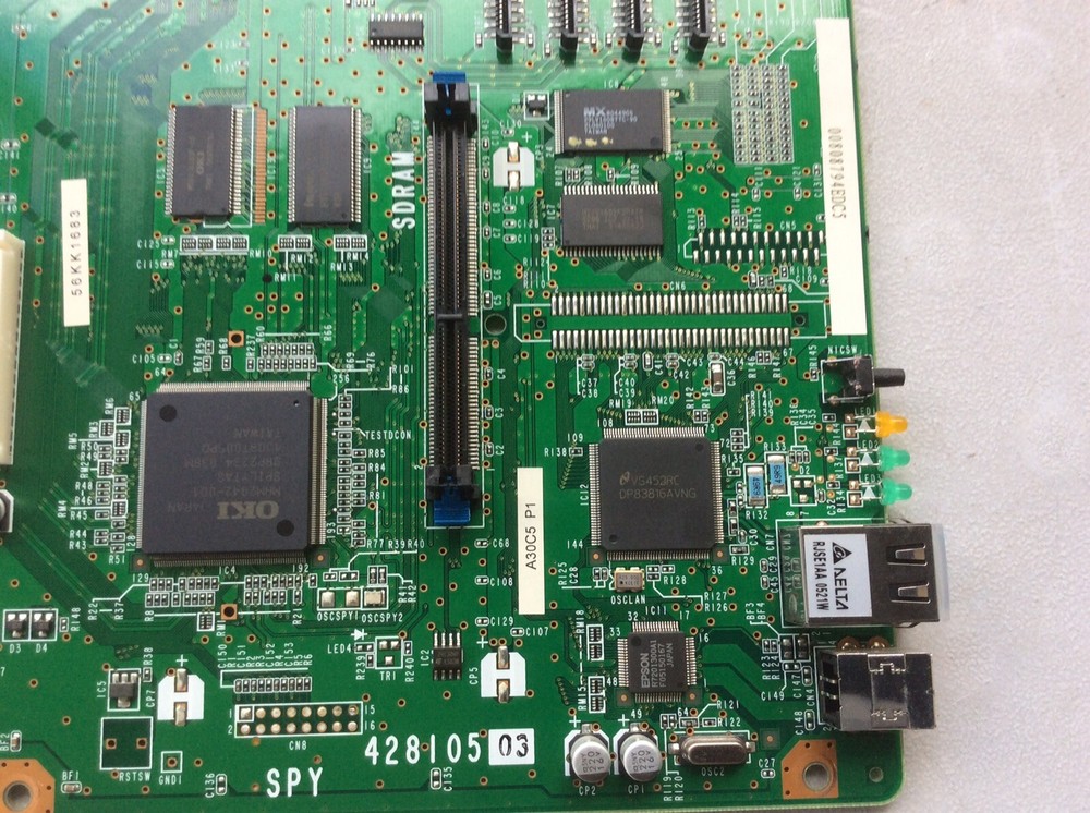OKI DATA C5200 Copy Machine Main Control Board 42744499 56KK1683