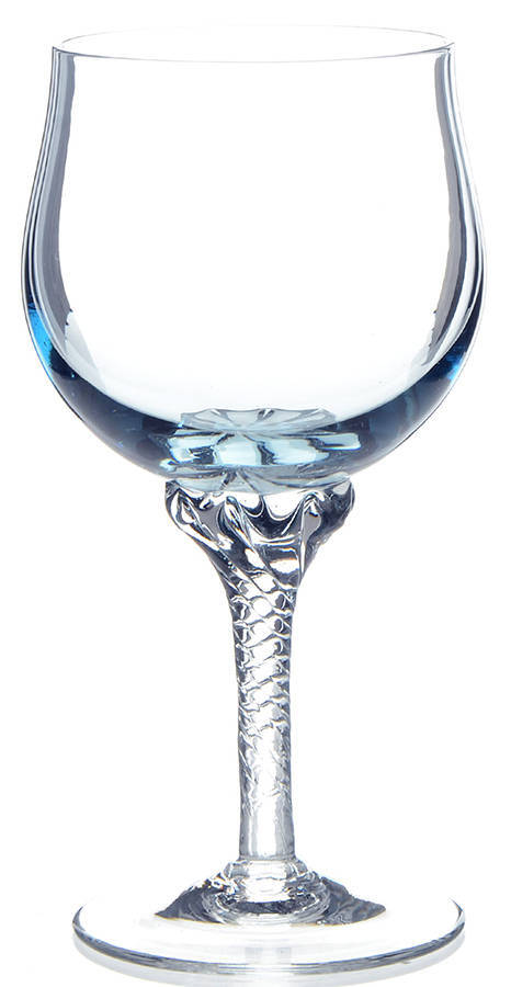 Sasaki Coronation Light Blue Water Goblet 656133