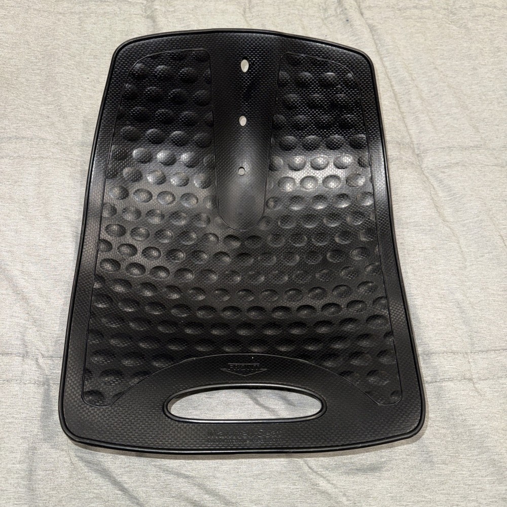 Maxwell Seat Black Hard Plastic Ergonomic Back Pain Relief Seat