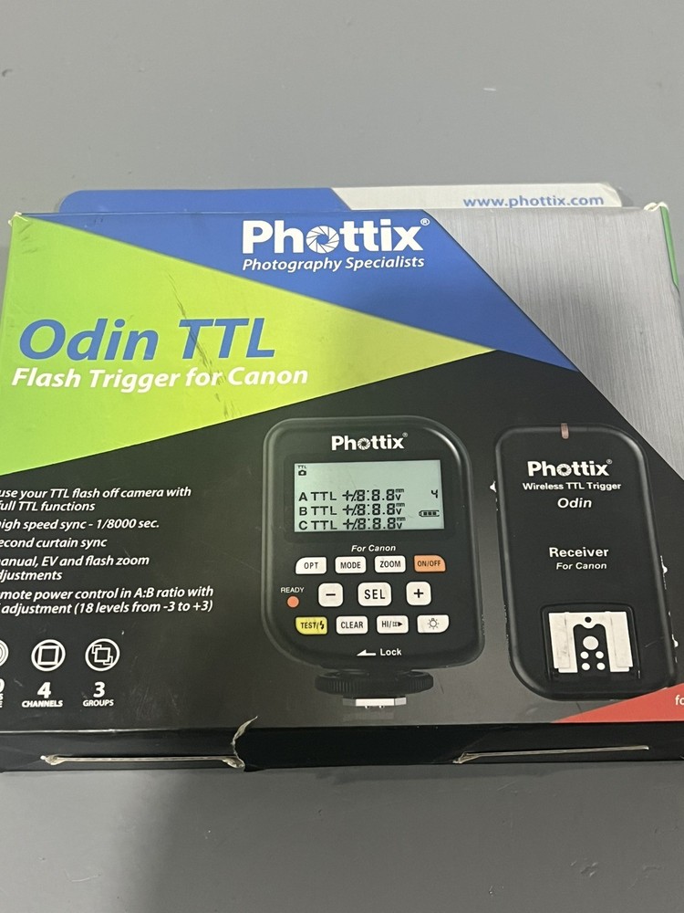 Phottix Odin TTL Flash Trigger & Receiver for Canon