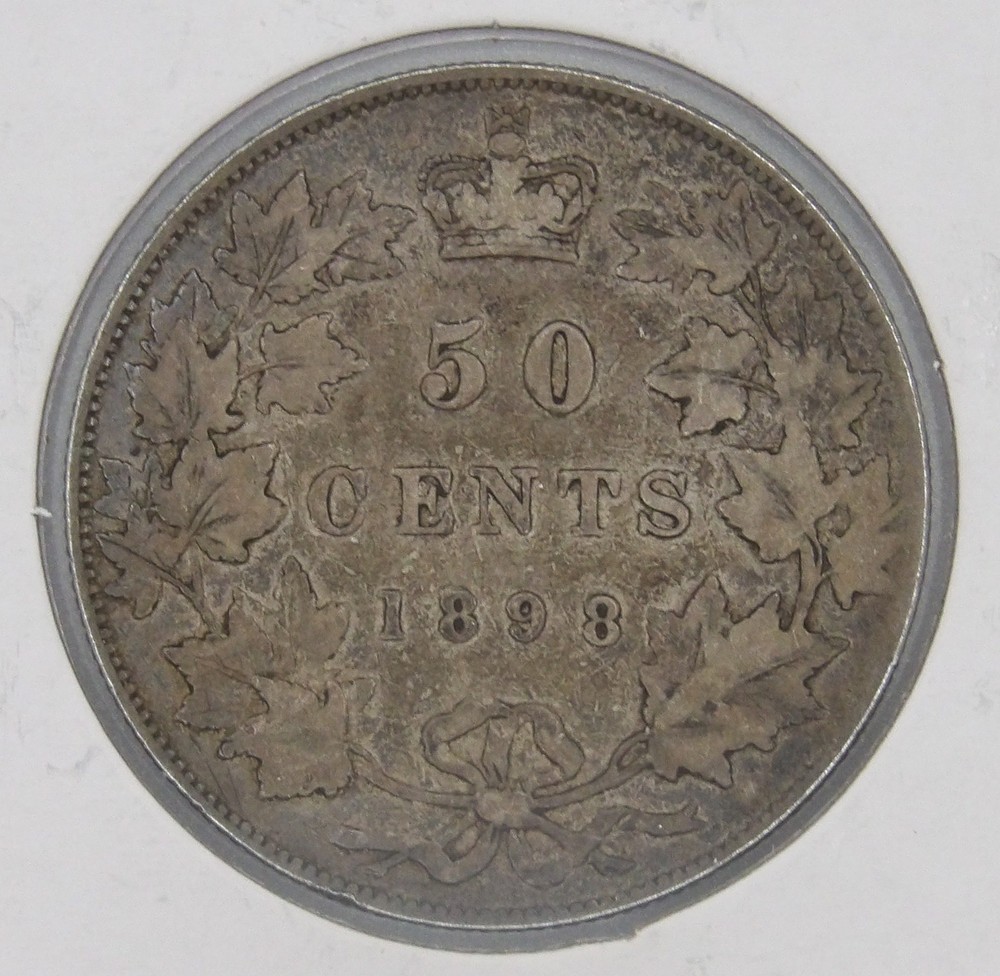 Canada 1898 VF 50 Cents