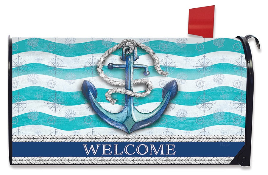 Briarwood Lane Welcome Anchor Mailbox Cover