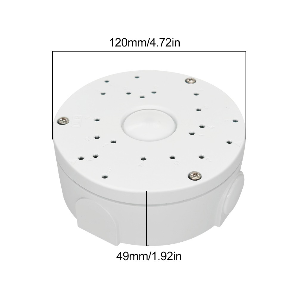 Security Camera Junction Box Concealed Cable for Mini Bullet and Eyeball Camera