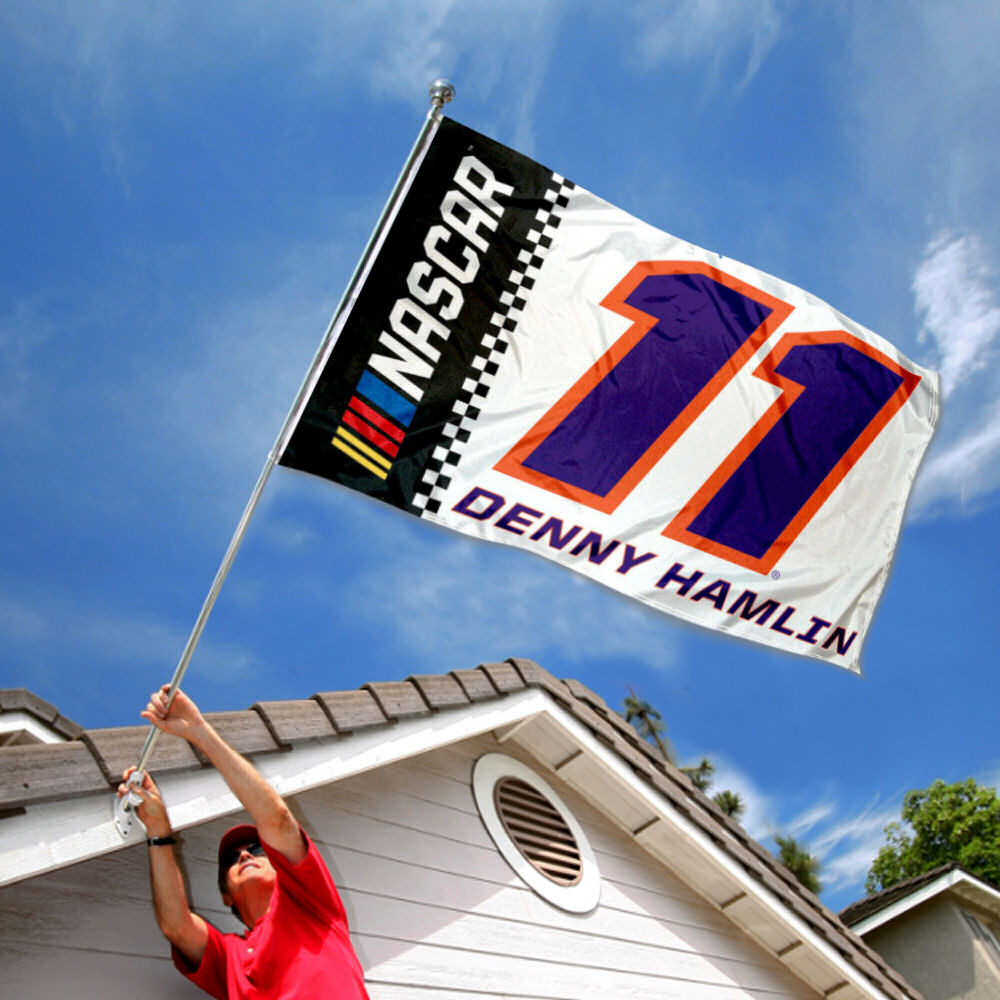 Denny Hamlin 3 by 5 Tailgate Banner Flag