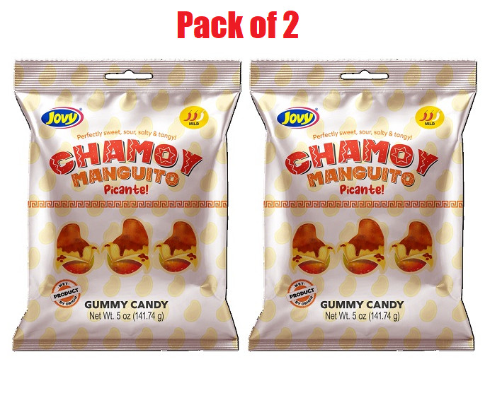 2x Packs Jovy Chamoy Gummy Manguitos - 5oz Each
