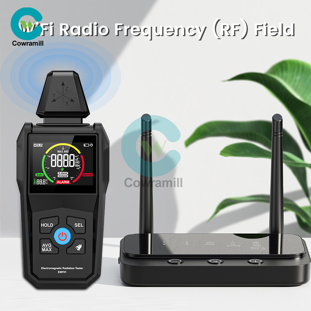 Radiation Tester Electromagnetic Field Meter EMF Meter Radiation Temp Detector
