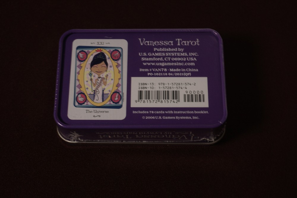 Vanessa Tarot Card Deck in a Tin (Pocket Size Cards)