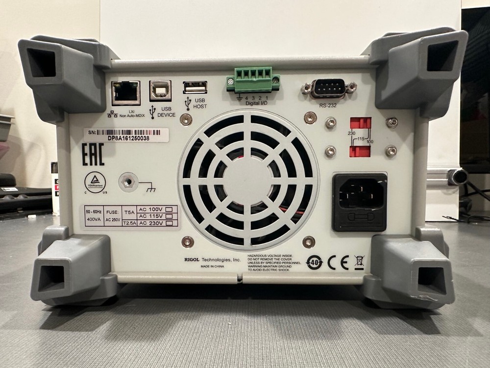 RIGOL DP831A 3 Outputs Programmable DC Power Supply 160W 350 uVrms/2mVpp