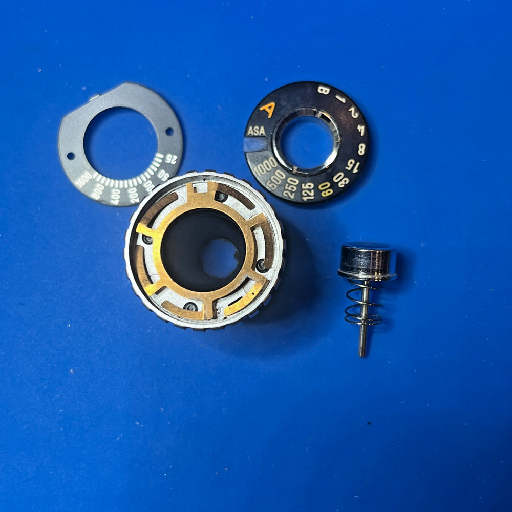 Minolta XG-1 Shutter Speed ASA Dial & Release Button OEM Part XG-A