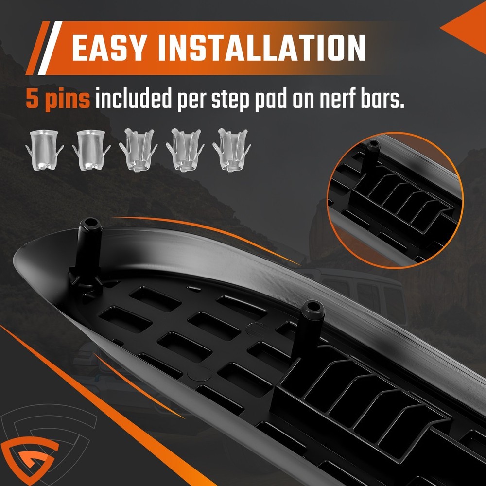 Replacement Step Pad for 3" Round Nerf Bars - Set of US SHIP