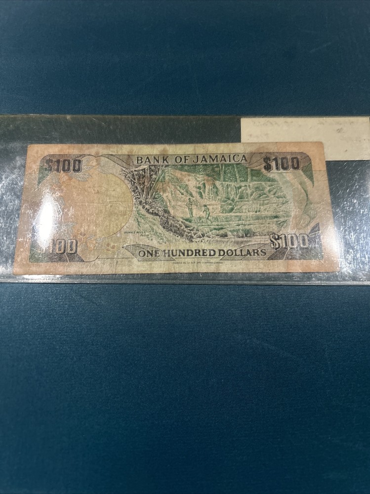 Jamaica 100 Dollars 1987 P 74 Fine