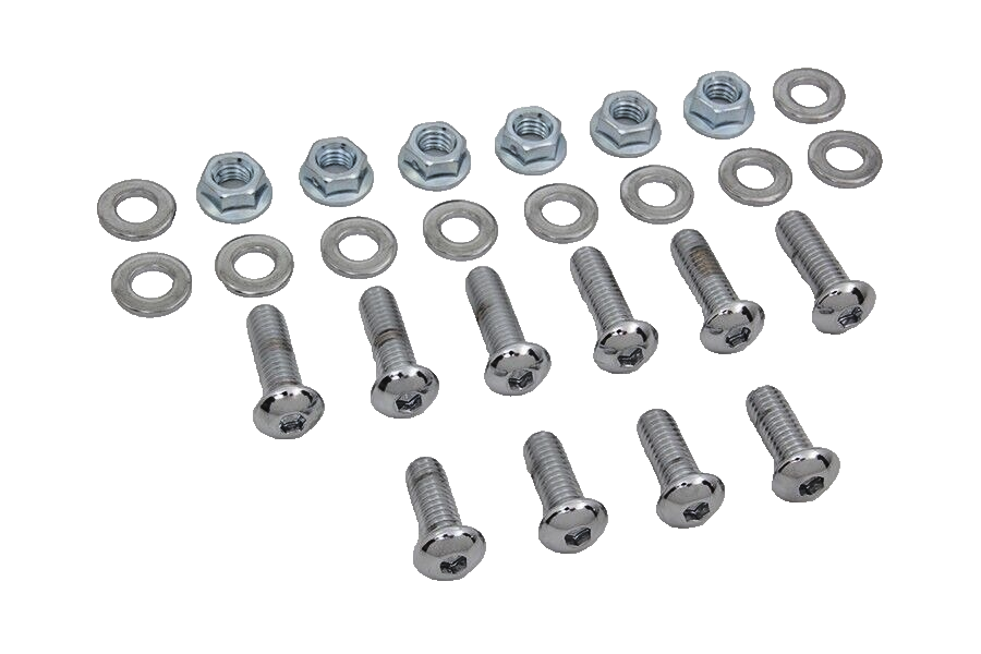 Rear Fender Strut Bolt Kit Chrome For Harley Softail