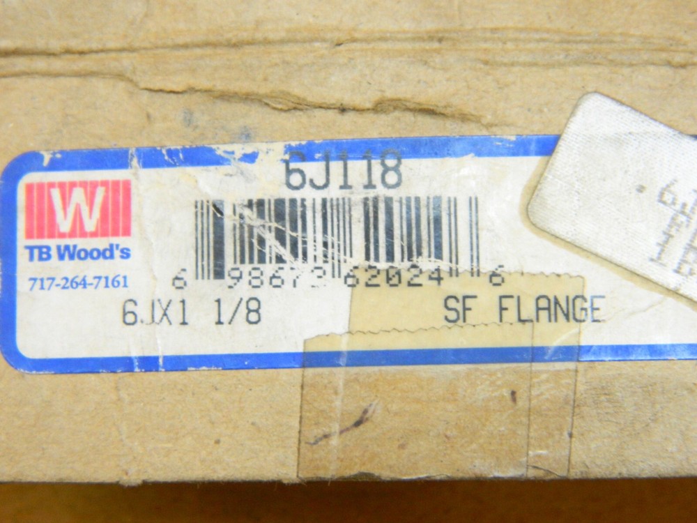 TB WOOD's 6JX1 1/8 SF FLANGE