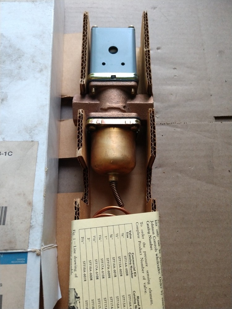 Penn V46AB-1C 1/2" Pressure Actuated 1/2" water valve 70 to 250 psig BRAND NEW