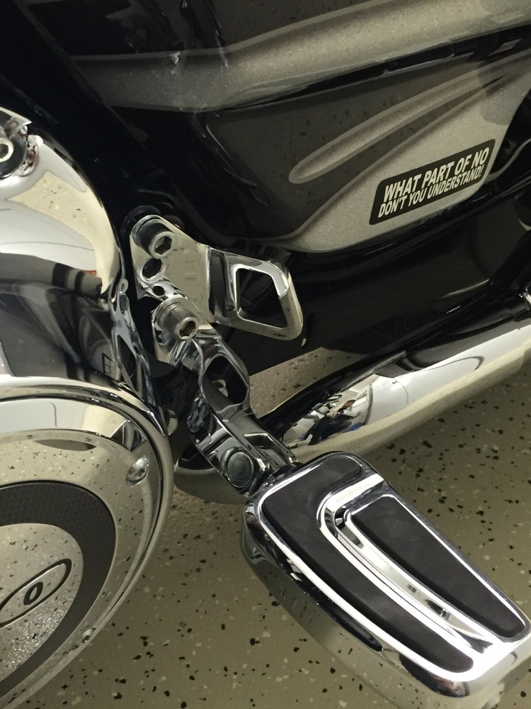 Rear Tie Down Strap Bracket Chrome Harley Davidson Touring Street Road
