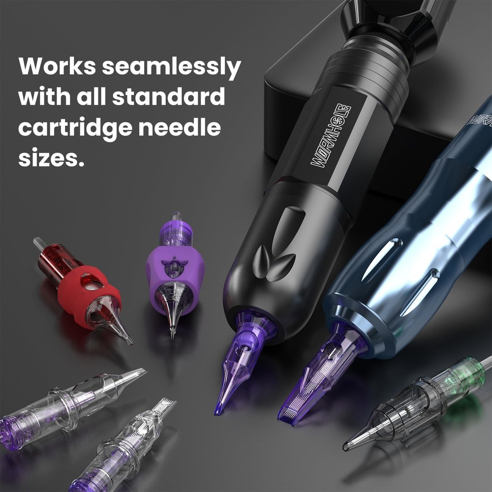 Wormhole Wireless Tattoo Gun Kit – Professional Machine with Black2