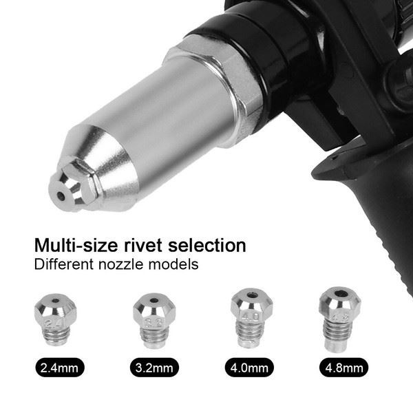 Electric Rivet Nut Gun Cordless Drill Pop Adapter Riveting Riveter Insert Tool