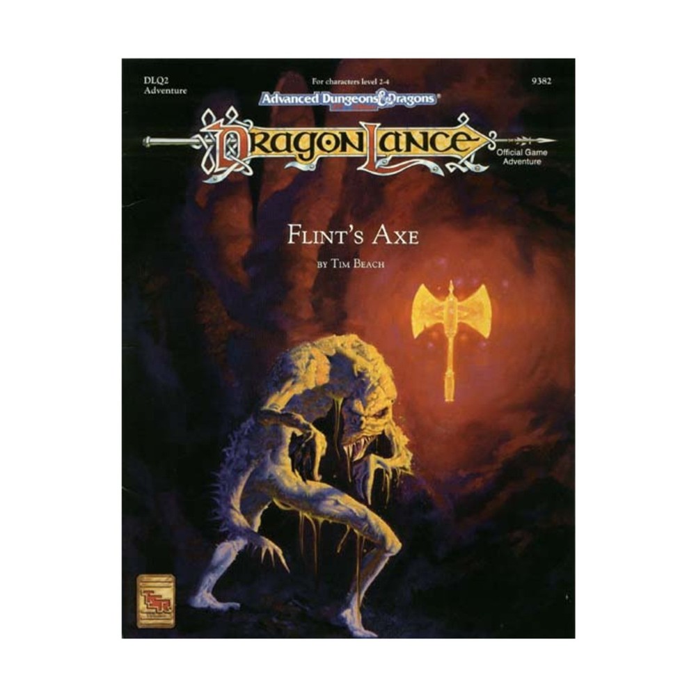 TSR Dragonlance Flint's Axe SW (VG+/New)
