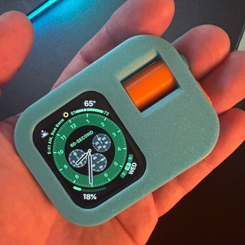 Raabit R1 Style Protective Standalone Case for Apple Watch with Scroll Wheel