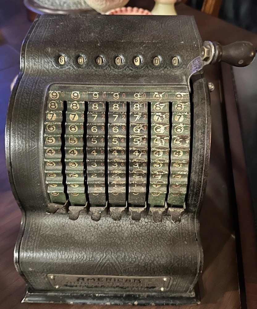 ANTIQUE -  AMERICAN Adding Machine American Can Co.