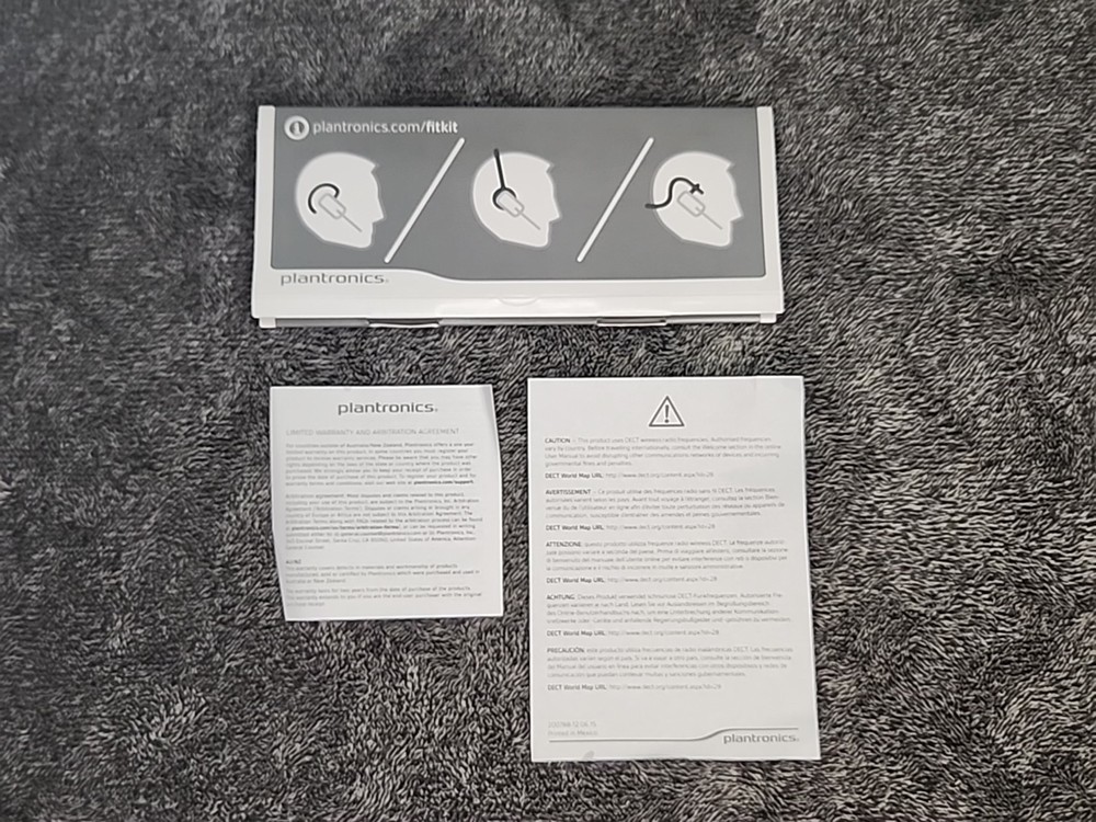 Plantronics Savi W440-M Convertible Wireless Headset Tested & Working