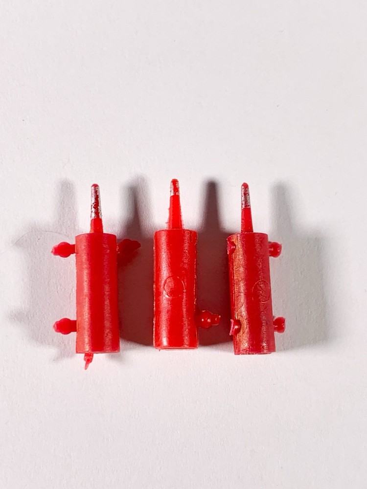 Vintage 1970s G.I. Joe Plastic Dynamite Sticks - RARE