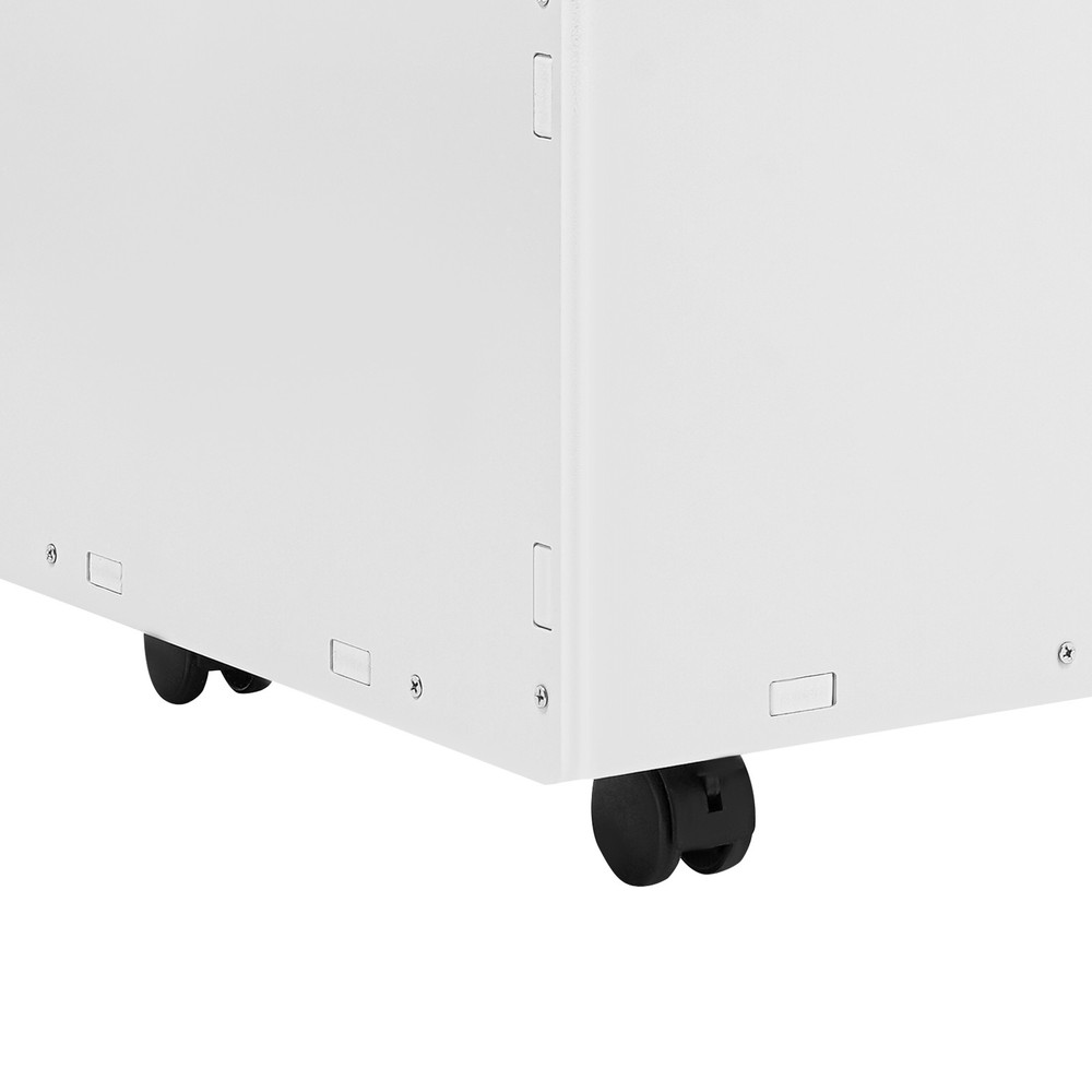 Mobile Roll File Storage Rack, Roll Files Storage Cabinet with Wheels, 30 Slots