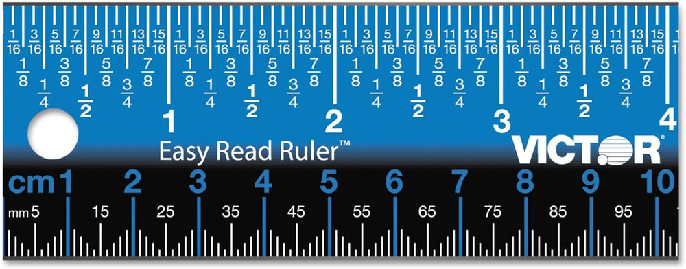 VCTEZ12SBL - Easy Read Stainless Steel Ruler