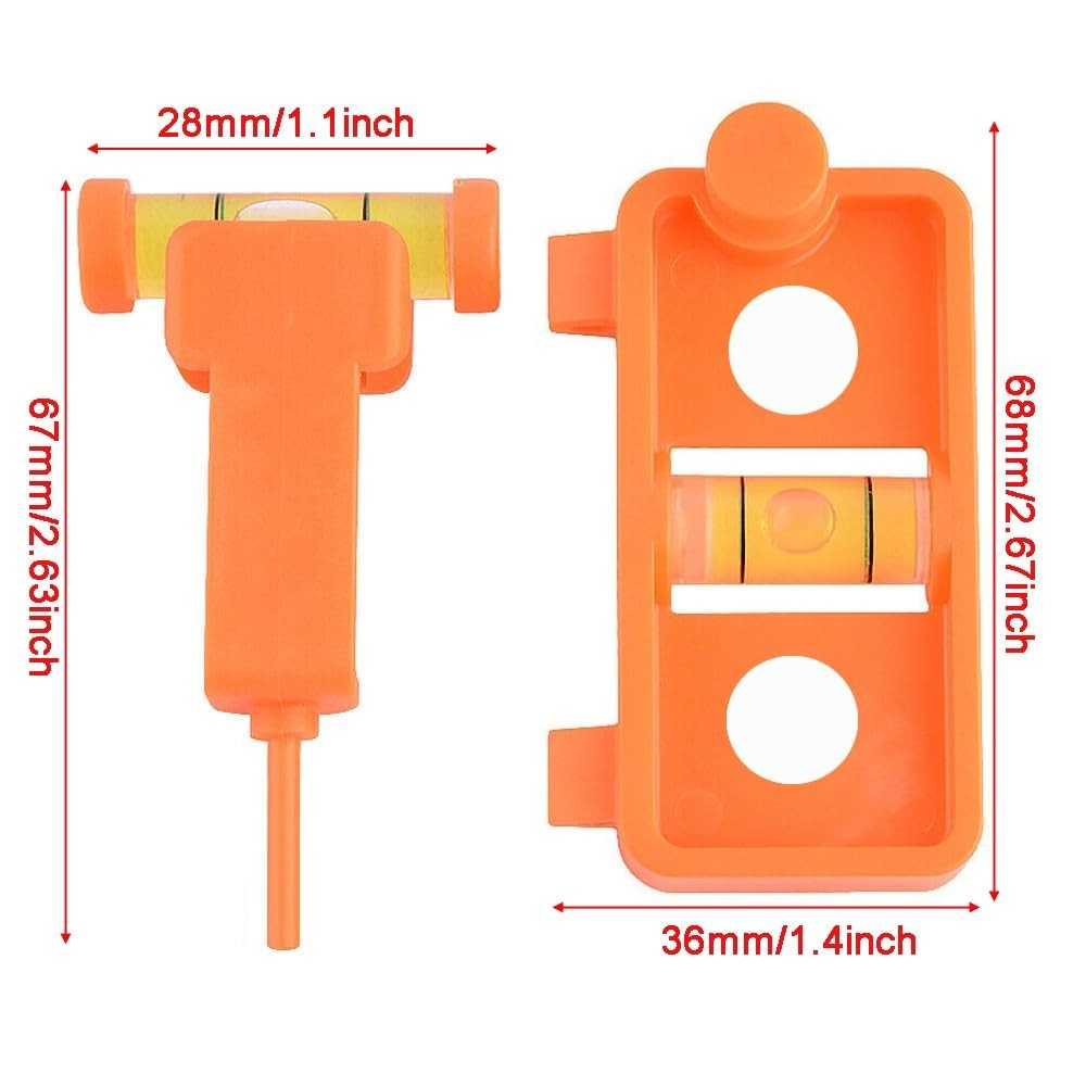 AHOSOUTLY Archery Spirit level Bow string Balancer Red