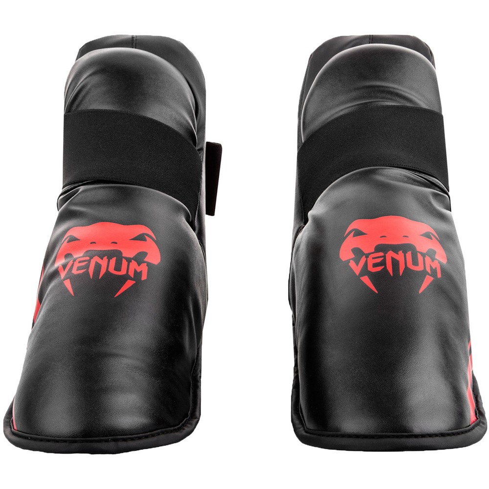 Venum Challenger Lightweight Slip-On Hook and Loop Foot Gear - Black/Red