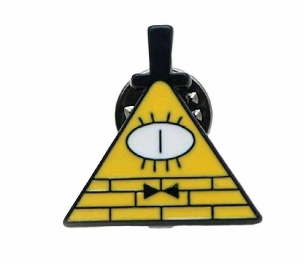 Gravity Falls BILL CIPHER 1"  Enamel/Metal Pin