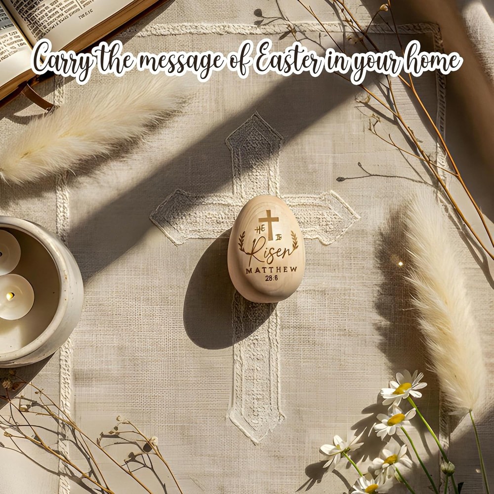 Easter Eggs, He is Risen Easter Decor, for lawn and home