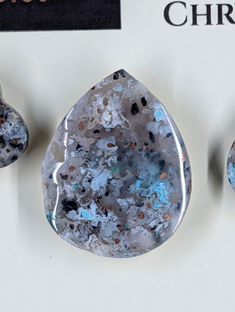 Tear Shape - Confetti Chrysocolla - Sacred Alchemy Select - Design-Ready Set