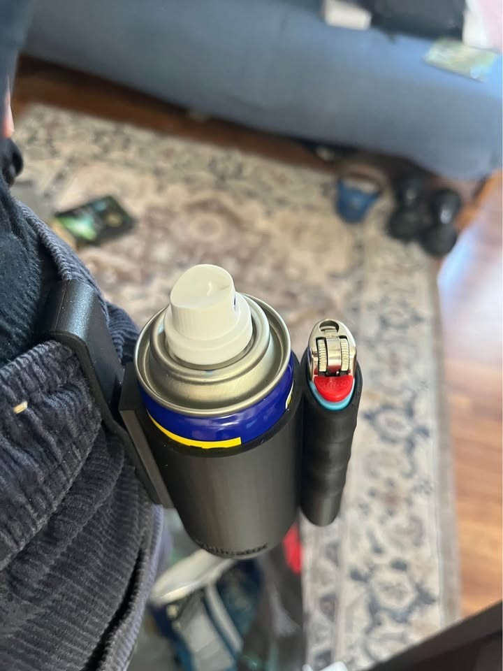 WD-40 BIC Lighter Holster - Tactical Lubricant Applicator - EDC